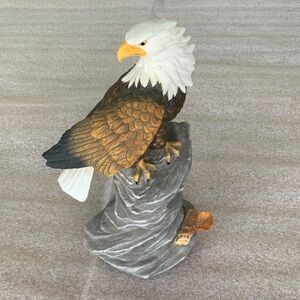 Eagle Figurine on Rock